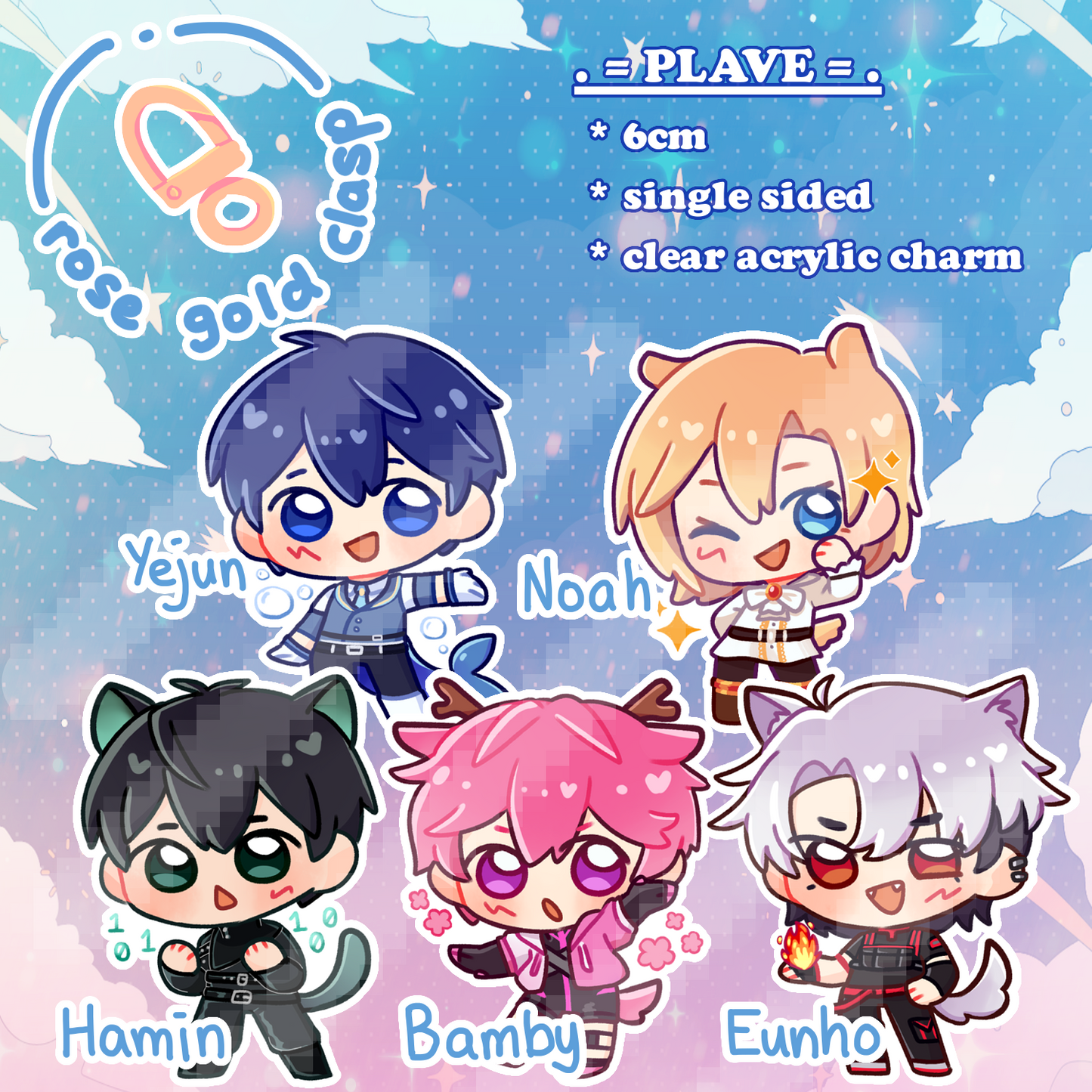 PLAVE CHARMS