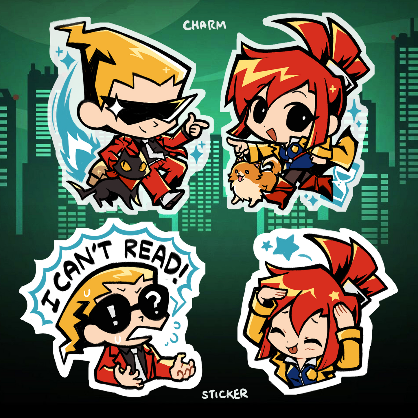 GHOST TRICK STICKERS