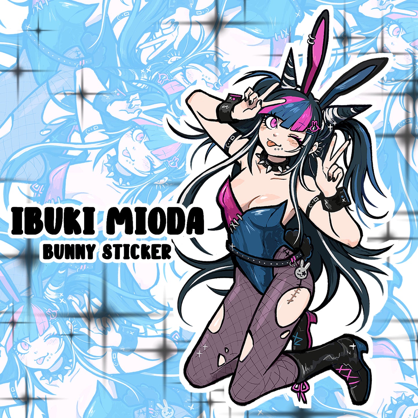 !NEW! BUNNY DANGANRONPA Large Sticker