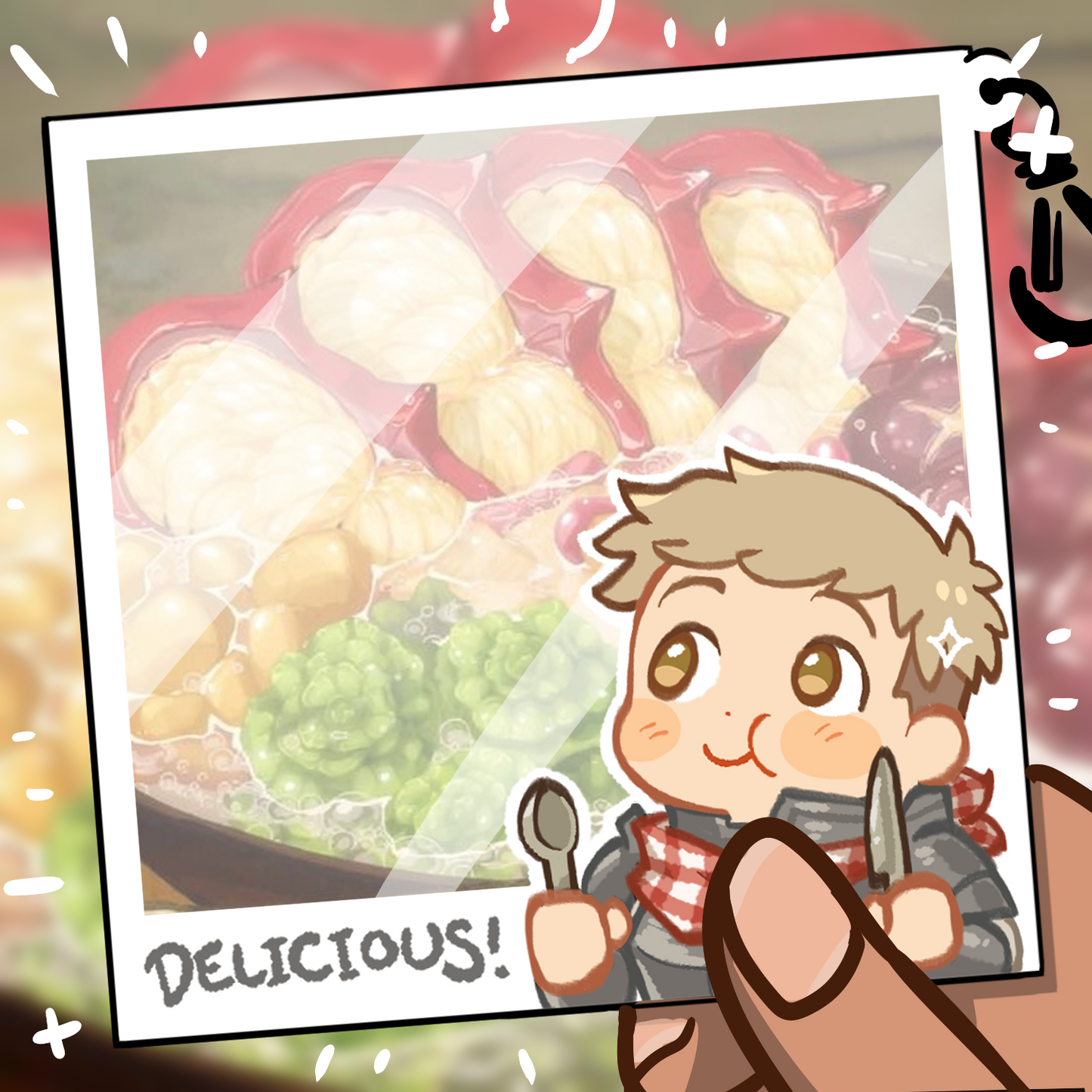 DUNGEON MESHI FOOD PHOTO CHARM