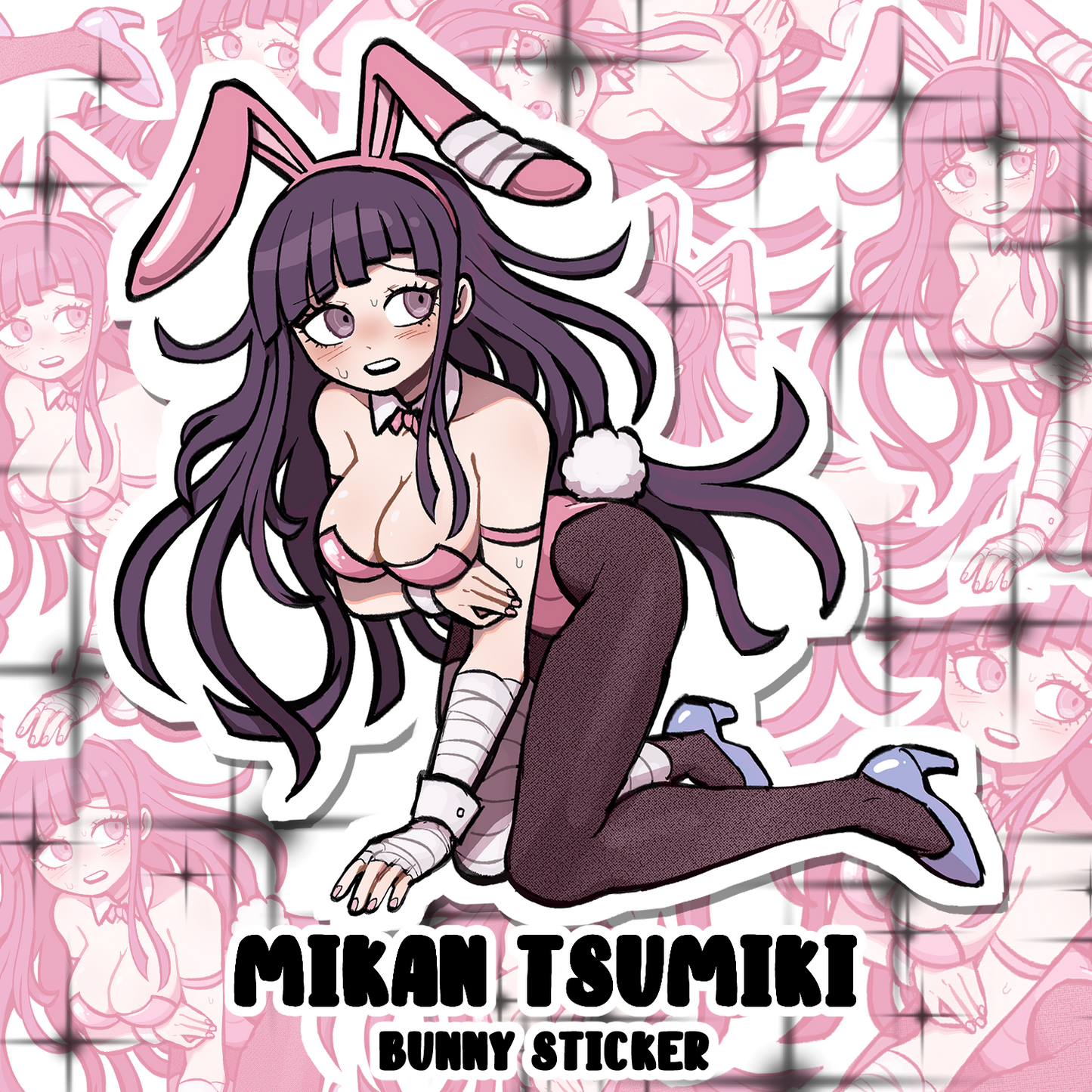 !NEW! BUNNY DANGANRONPA Large Sticker