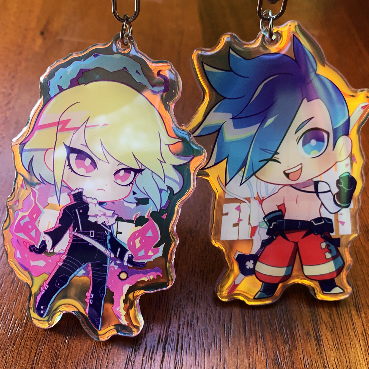 Holographic Promare Charms