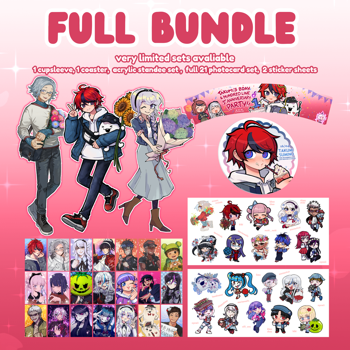 !!NEW!! HUNDRED LINE CUPSLEEVE EVENT MERCH