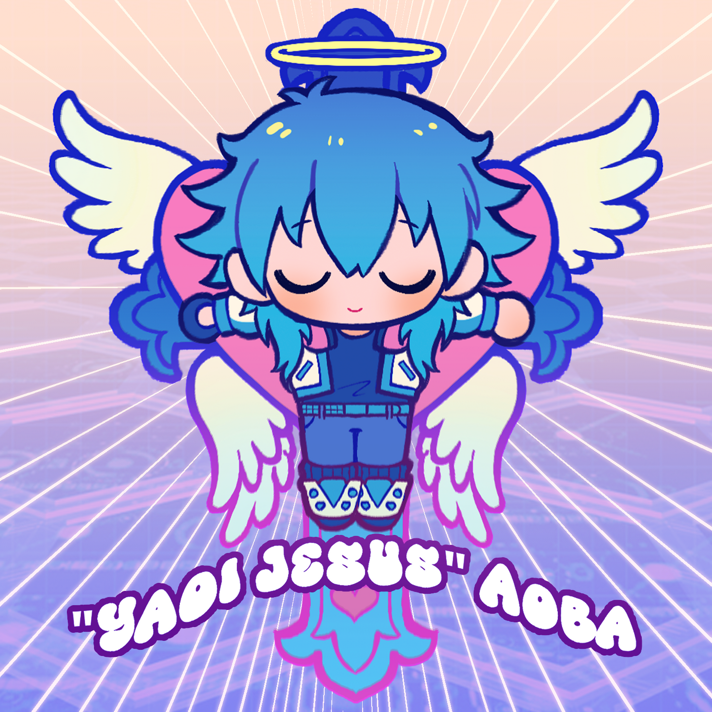 DMMD "Yaoi Jesus" Aoba Holographic Charm [PREORDER]