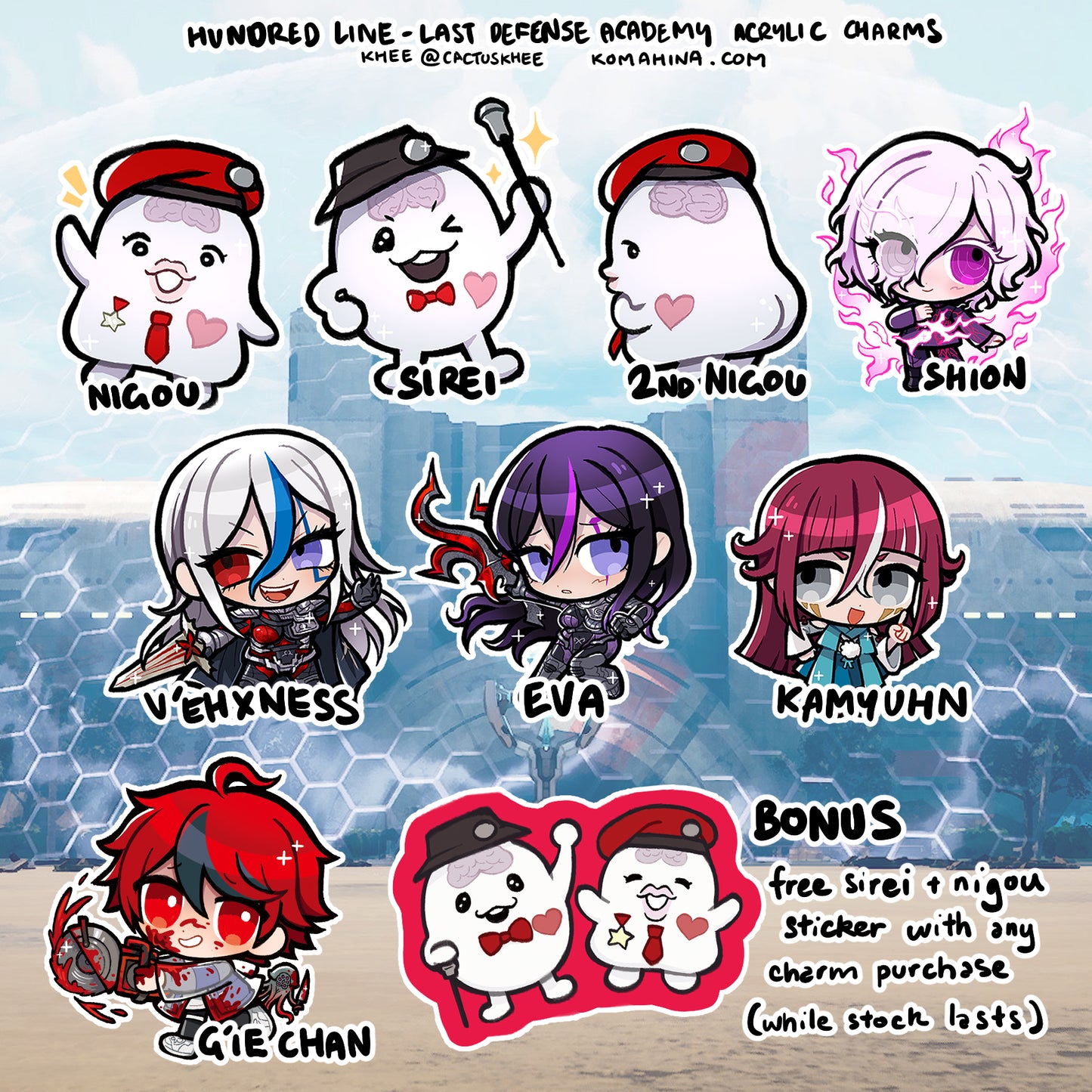 !NEW! 100 LINE Charms [PREORDER]