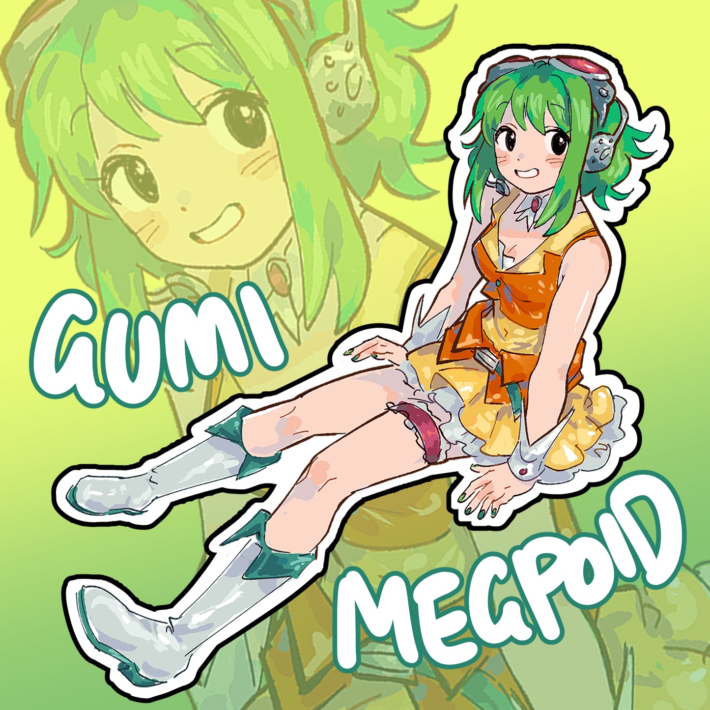 !NEW! VOCAL SYNTH Large Stickers [PREORDER]