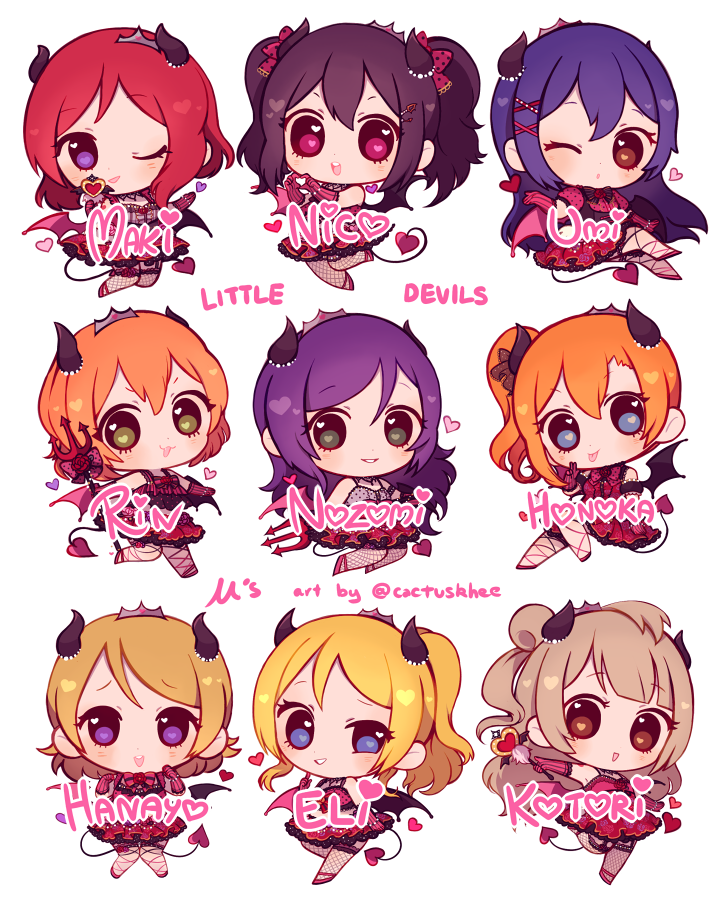 Lovelive μ's Little Devil Stands [SALE]