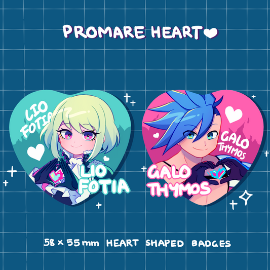 Heart Promare Badge [SALE]